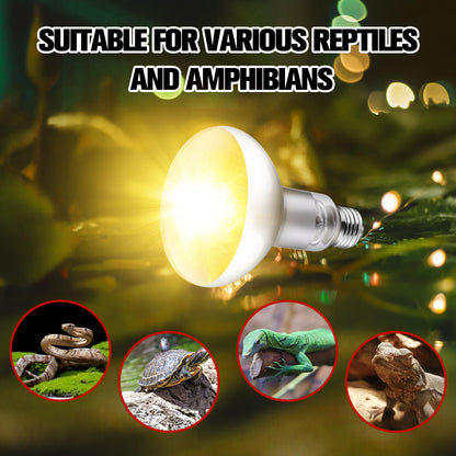 100W Reptile Heat Lamp Bulb Full Spectrum UVA UVB Reptile Light Bulb, Reptile Sun Lamp Basking Light for Bearded Dragon, Mercury Vapor Bulb for Reptiles and Amphibians